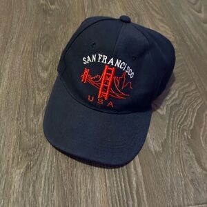 San Francisco Embroidered Navy Cap